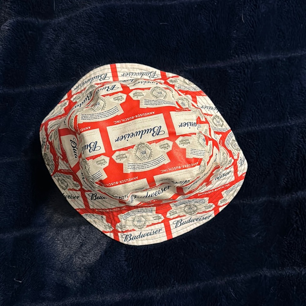 Budweiser bucket hat!